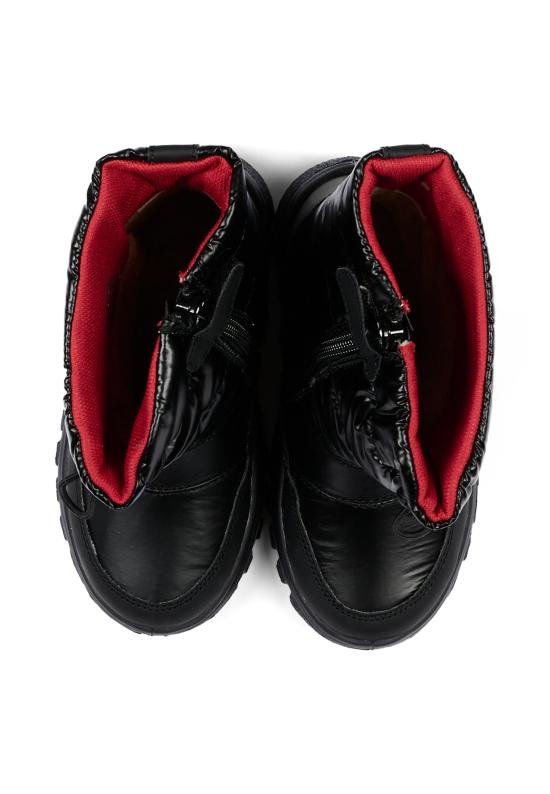 26FW [키즈] 팔코토 미들 부츠 001 3001596 04 0A01 BLACK - FALCOTTO
