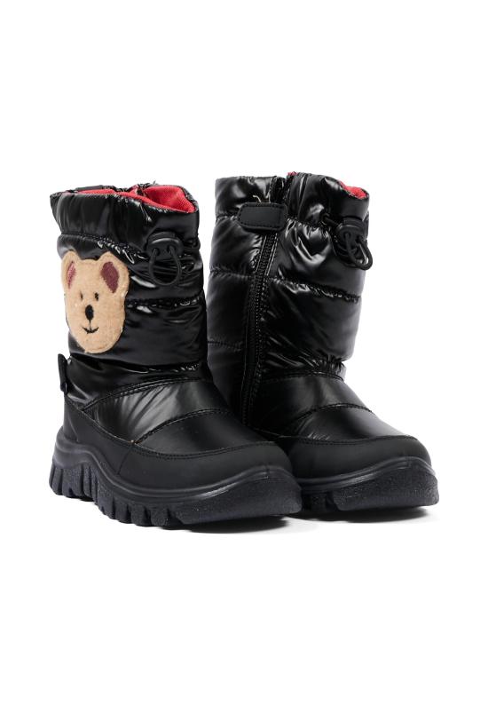 26FW [키즈] 팔코토 미들 부츠 001 3001596 04 0A01 BLACK - FALCOTTO
