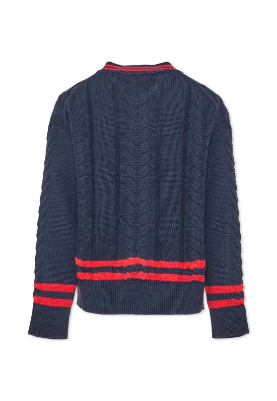 26FW [키즈] 타미힐피거 니트/스웻셔츠 KS0KS00763 C1G BLUE - TOMMY HILFIGER