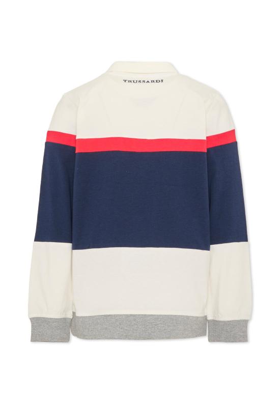 26FW [키즈] 트루사르디 폴로 셔츠 TIA26035PO O WHT RC B OFF WHITE IVORY - TRUSSARDI