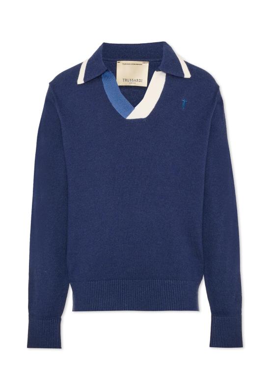 26FW [키즈] 트루사르디 니트/스웻셔츠 TBA26033PO BLUE N A O BLUE NAVAL