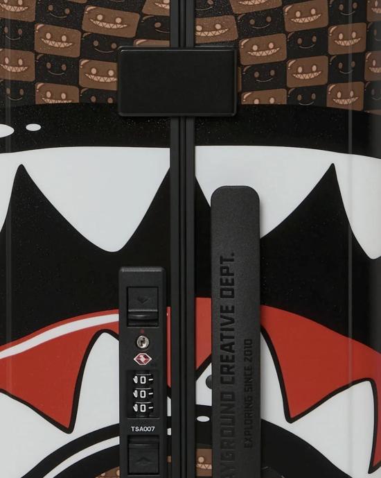 26FW 스프레이그라운드 더플백 CL327 SHARKS IN PARIS WTF BUBBLE BROWN - SPRAYGROUND