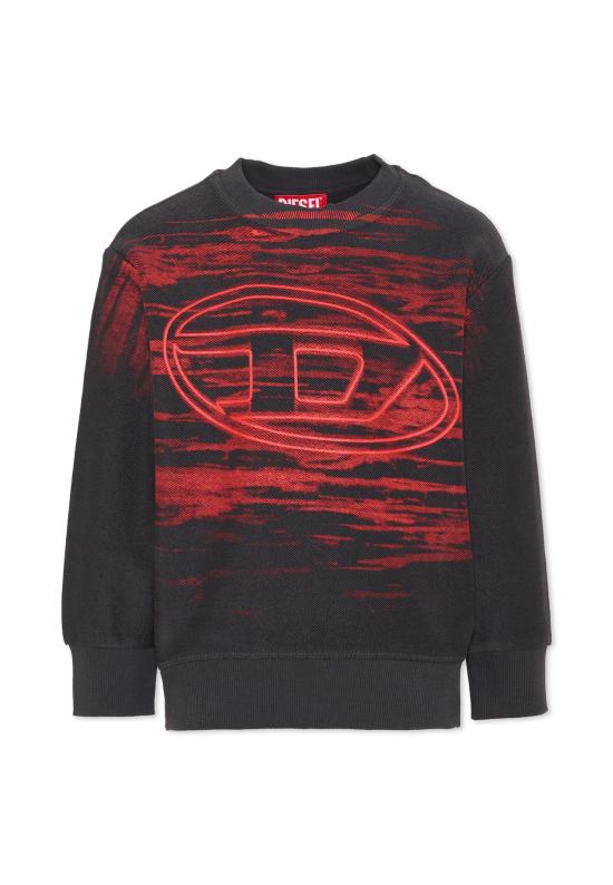 26FW [키즈] 디젤 니트/스웻셔츠 J02984 KYA2P K910A BLACK