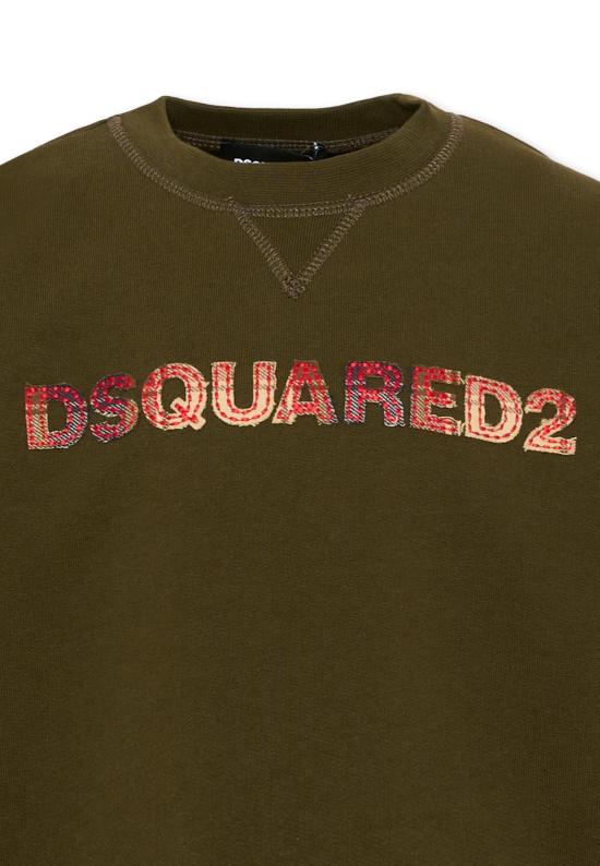 26FW [키즈] 디스퀘어드2 니트/스웻셔츠 DQ3561 D0AJ2 DQ558 GREEN - DSQUARED2