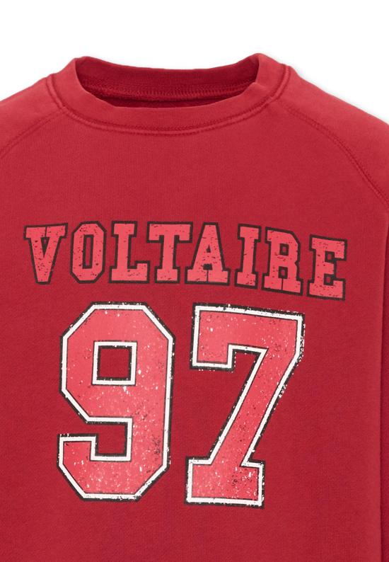 26FW [키즈] 자딕앤볼테르 니트/스웻셔츠 X60846 954 BORDEAUX - ZADIG & VOLTAIRE