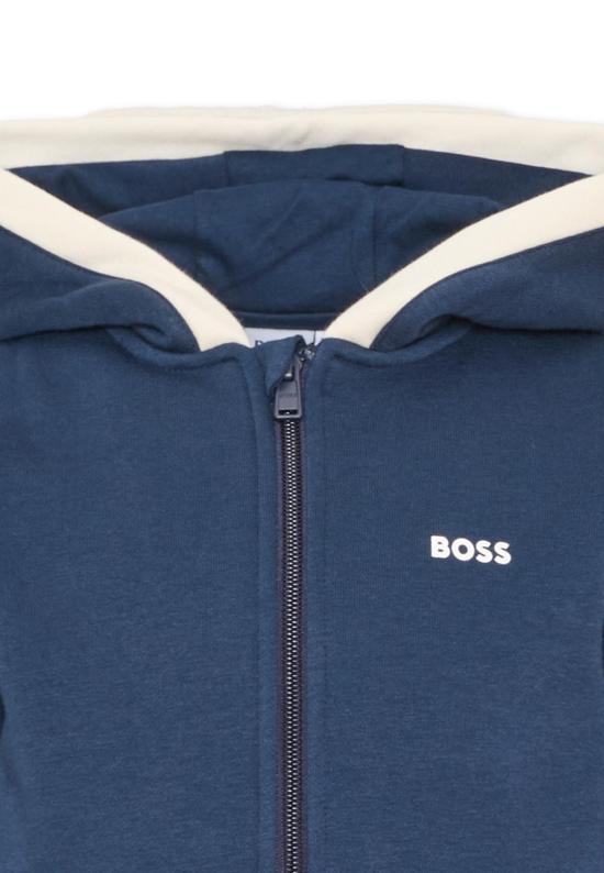 26FW [키즈] 보스 니트/스웻셔츠 J53368 849 BLUE - BOSS