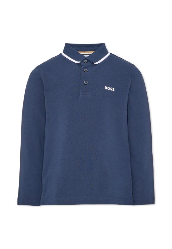26FW [키즈] 보스 폴로 셔츠 J53376 849 BLUE