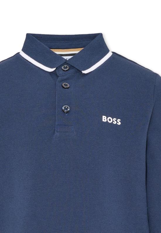 26FW [키즈] 보스 폴로 셔츠 J53376 849 BLUE - BOSS