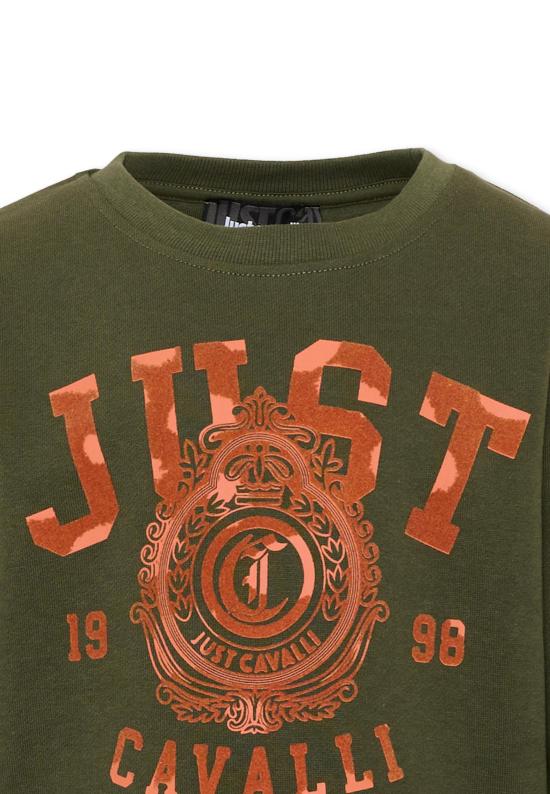 26FW [키즈] 저스트까발리 니트/스웻셔츠 JBA26031FE GREEN DARK GREEN DARK - JUST CAVALLI