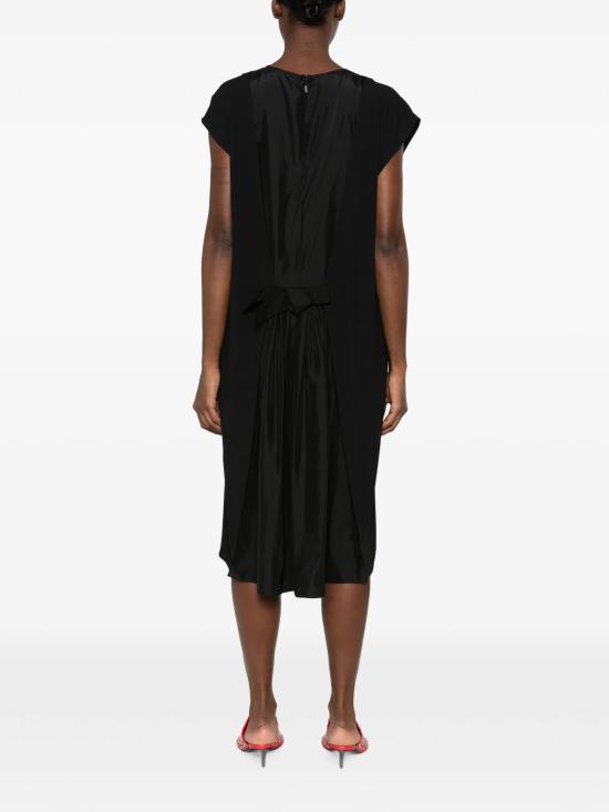 26FW 랑방 미디 원피스 RW DR0012 6388 A26 10 NERO - LANVIN