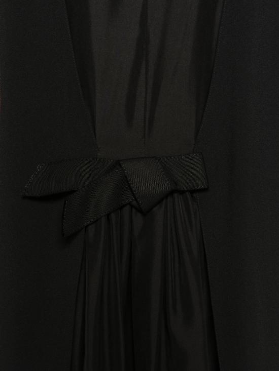 26FW 랑방 미디 원피스 RW DR0012 6388 A26 10 NERO - LANVIN