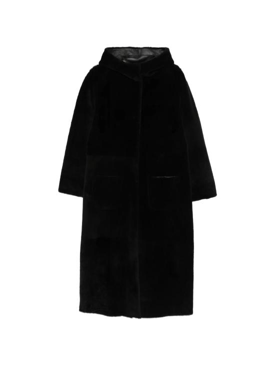 26FW 시모네타 코트 F06CO206H21 002 NERO