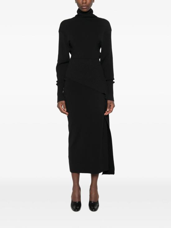 26FW 랑방 미디 원피스 RW DR0040 K065 H25 10 NERO - LANVIN