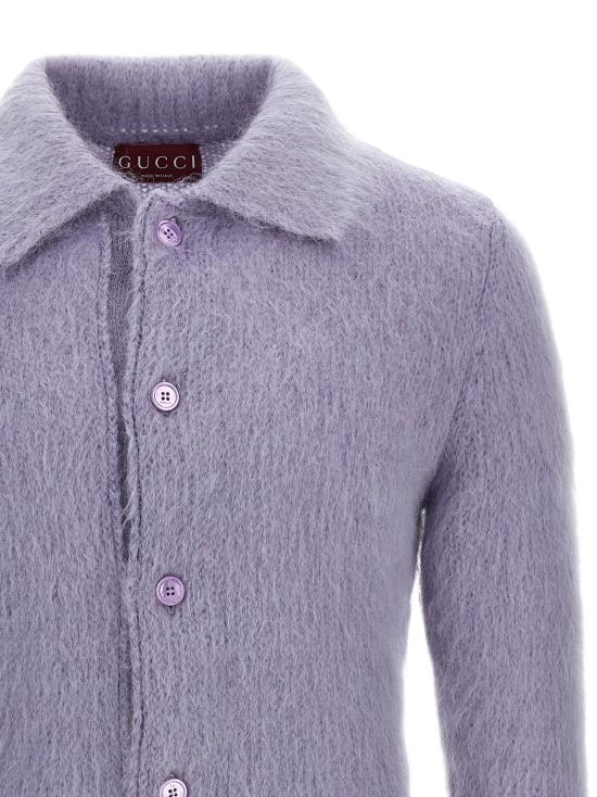  구찌 가디건 LD849729XKE7O4139 LAVENDER - GUCCI