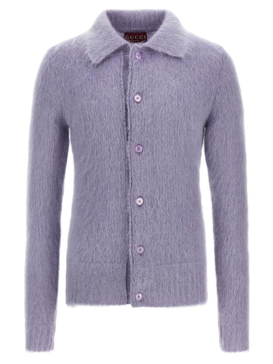  구찌 가디건 LD849729XKE7O4139 LAVENDER