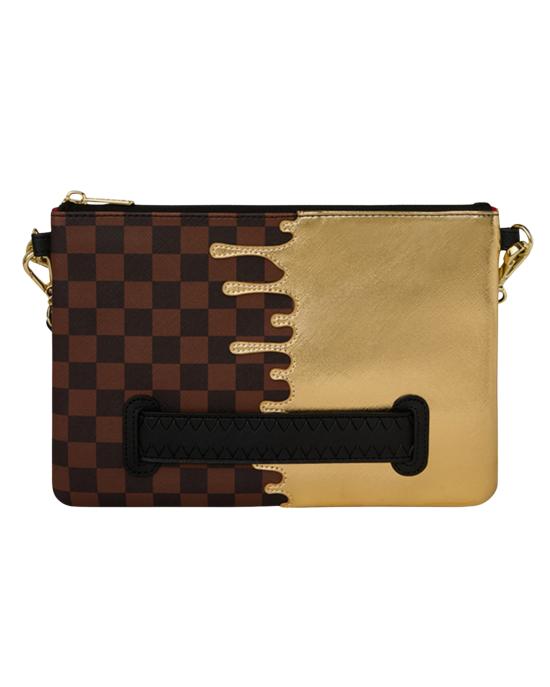 26FW 스프레이그라운드 클러치/파우치 B9344 SHARKS IN PARIS GOLD DRIP - SPRAYGROUND