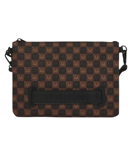 26FW 스프레이그라운드 클러치/파우치 B9307 SHARKS IN PARIS WTF BUBBLE BROWN - SPRAYGROUND