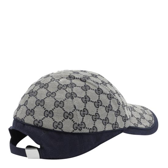 26FW 구찌 GG 코튼 패브릭 베이스볼 캡 A001I2 4HBK44068 Blue - GUCCI