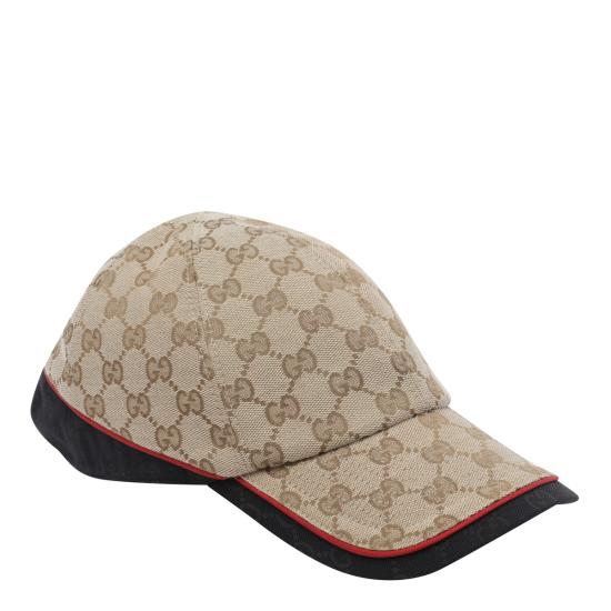 26FW 구찌 GG 코튼 캔버스 베이스볼 캡 A001I2 4HBLB9660 Beige - GUCCI