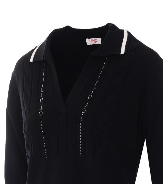 26FW 리우조 미디 원피스 TF6271MS63L A3521 BLACK - LIU JO