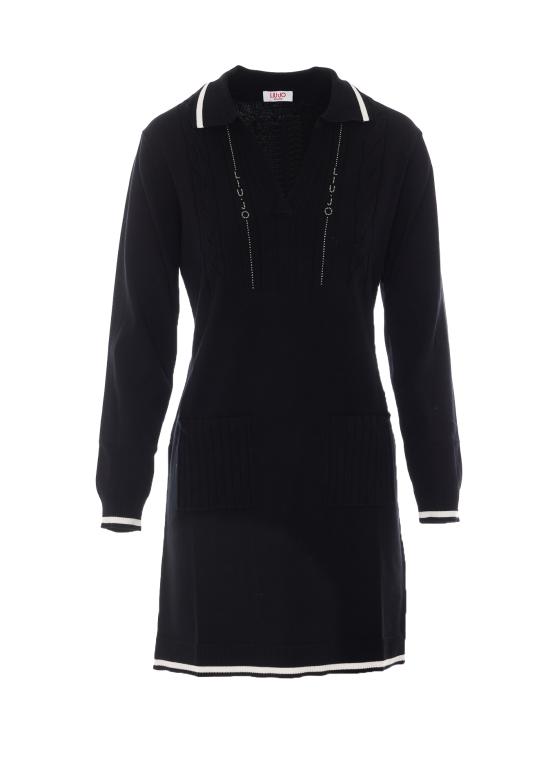 26FW 리우조 미디 원피스 TF6271MS63L A3521 BLACK