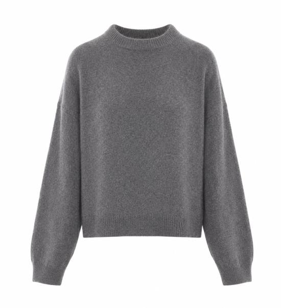 26FW 루루 드 세종 스웨터 TRISTAN LDS ANTHRACITE MELANGE GREY