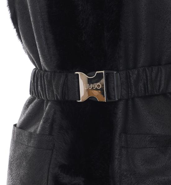 26FW 리우조 베스트 2F6050T0300 22222 BLACK - LIU JO