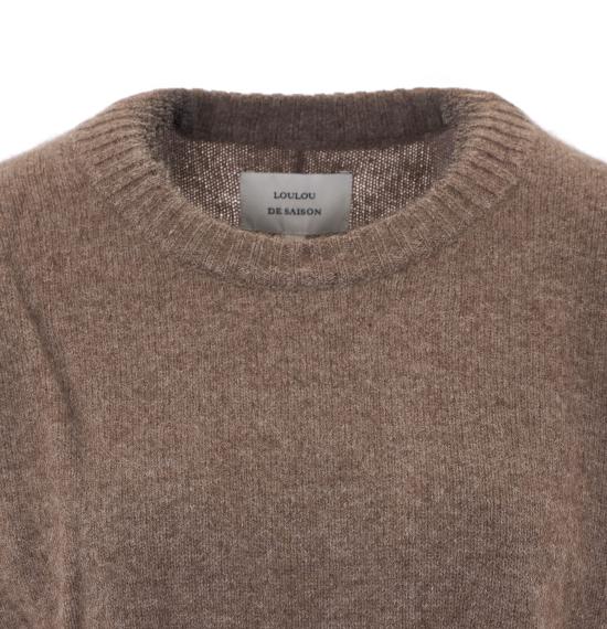 26FW 루루 드 세종 스웨터 AZALI ASHES MELANGE BEIGE - LOULOU DE SAISON