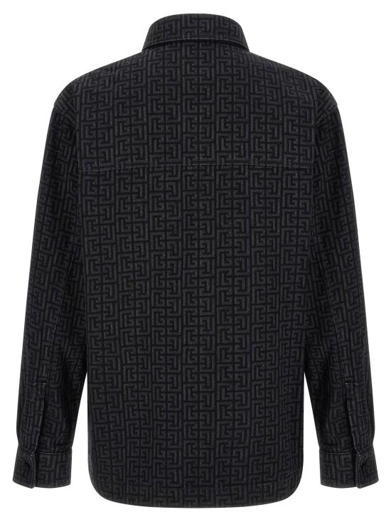  발망 자켓 LDHH1HC160DG40ELR BLACK - BALMAIN