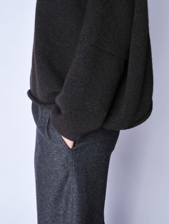  Frida Zazou 크롭 팬츠 프리다 자주 울 헤링본 패턴 포스코 팬츠 - OTHER BRANDS