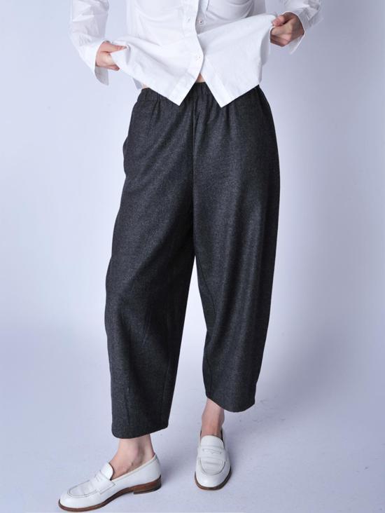  Frida Zazou 크롭 팬츠 프리다 자주 울 헤링본 패턴 포스코 팬츠 - OTHER BRANDS