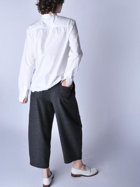 Frida Zazou 크롭 팬츠 프리다 자주 울 헤링본 패턴 포스코 팬츠 - OTHER BRANDS
