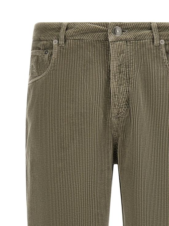  브루넬로 쿠치넬리 팬츠 LDM280NF1012CMX48 OLIVE GREEN - BRUNELLO CUCINELLI