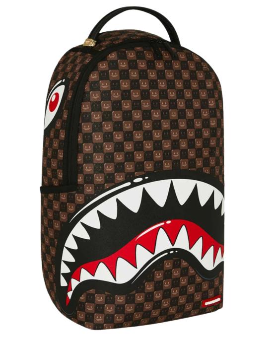 26FW 스프레이그라운드 백팩 B8634 SHARKS IN PARIS WTF BUBBLE BROWN - SPRAYGROUND