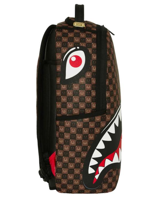 26FW 스프레이그라운드 백팩 B8634 SHARKS IN PARIS WTF BUBBLE BROWN - SPRAYGROUND