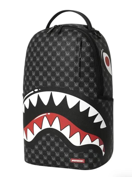 26FW 스프레이그라운드 백팩 B8633 SHARKS IN PARIS WTF BUBBLY BLACK - SPRAYGROUND