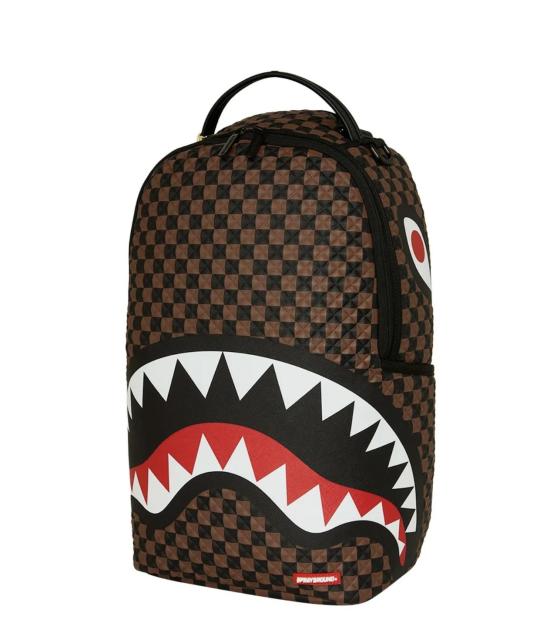 26FW 스프레이그라운드 백팩 B8744 SHARKS IN PARIS PYRAMID BROWN - SPRAYGROUND