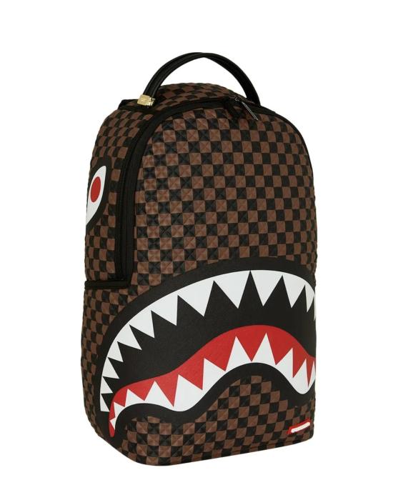 26FW 스프레이그라운드 백팩 B8744 SHARKS IN PARIS PYRAMID BROWN - SPRAYGROUND