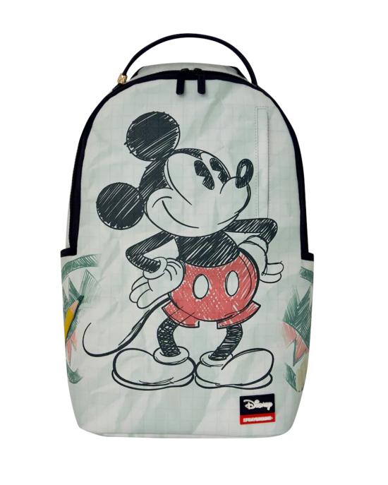 26FW 스프레이그라운드 백팩 B9128 DISNEY OLD SCHOOL MICKEY WHITE