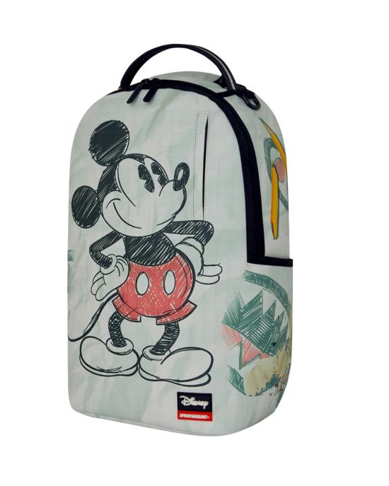 26FW 스프레이그라운드 백팩 B9128 DISNEY OLD SCHOOL MICKEY WHITE - SPRAYGROUND