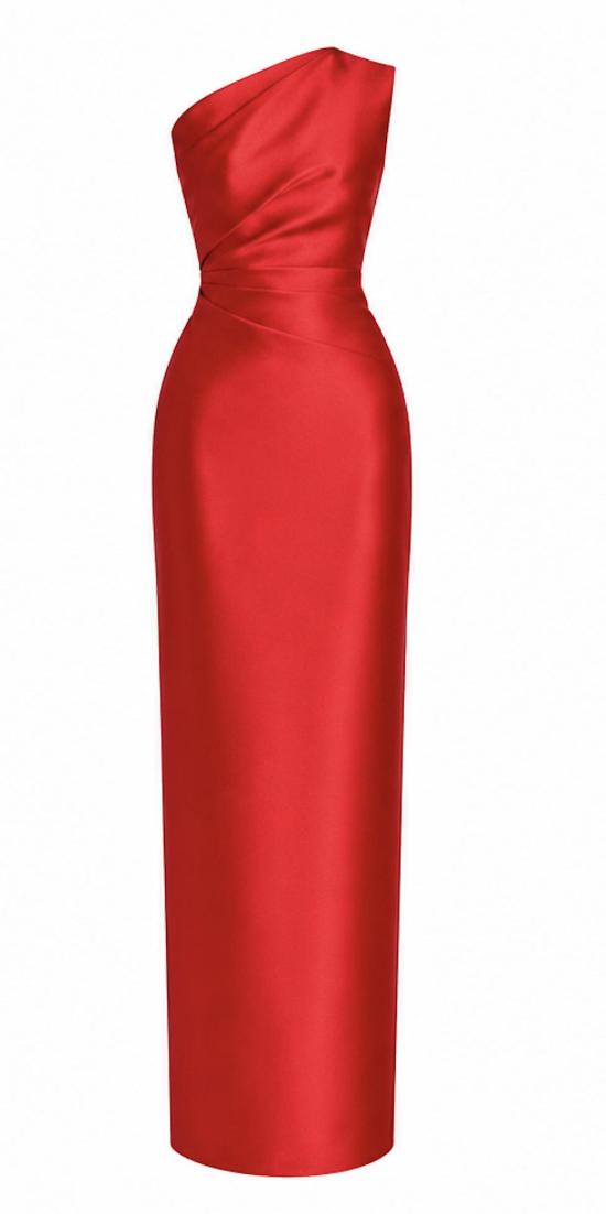 26FW 솔러스런던 미디 원피스 OS37025 RED