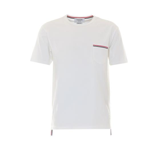 26FW 톰브라운 삼선 포켓 MJS010A 01454100 WHITE