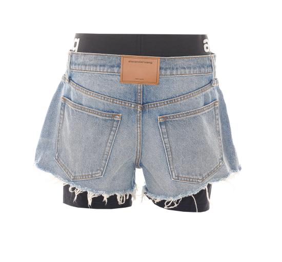 26FW 알렉산더 왕 숏팬츠 4DC3264302 427D BLUE - ALEXANDER WANG