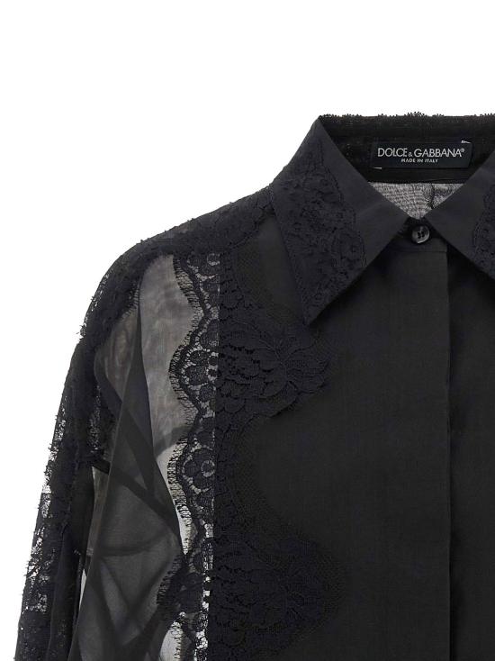  돌체앤가바나 블라우스 LDF5Q31TFU1BUN0000 BLACK - DOLCE & GABBANA