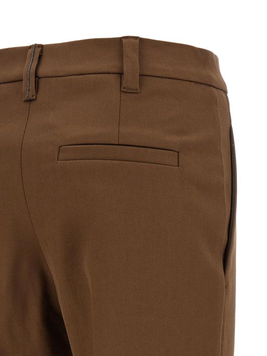  브루넬로 쿠치넬리 팬츠 LDMP126P8703C9812 BROWN - BRUNELLO CUCINELLI