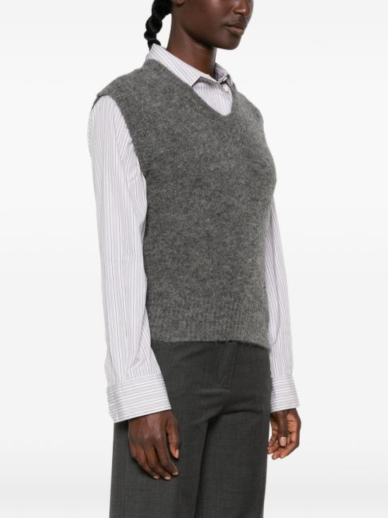 26FW 아미 스웨터 FKS896 KN0021A189 GRIS - AMI