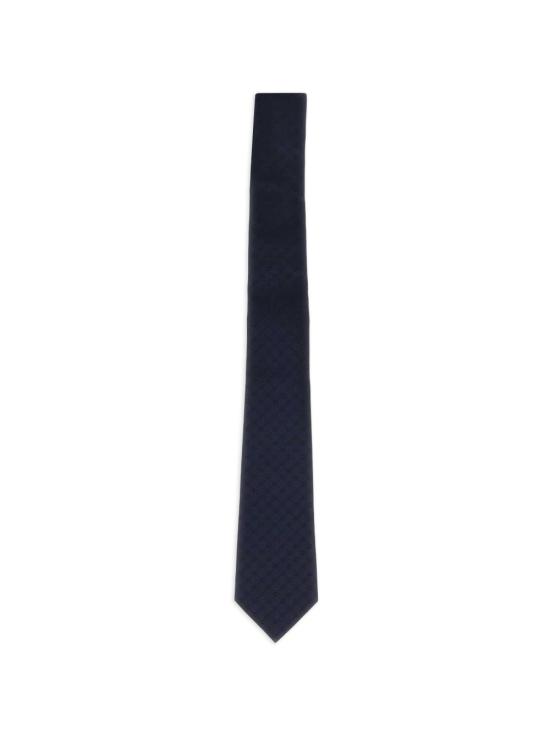 26FW 구찌 인터로킹 G 실크 자카드 타이 A006WU 4E0094100 NAVY - GUCCI