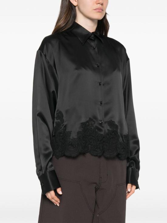  에르마노 설비노 셔츠 D492K396APNXE95708 AI26 BLACK - ERMANNO SCERVINO