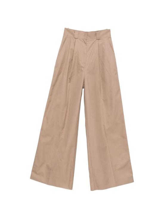  발렌시아가 하이웨스트 플리츠 팬츠 872311TKP079577 P26 BEIGE