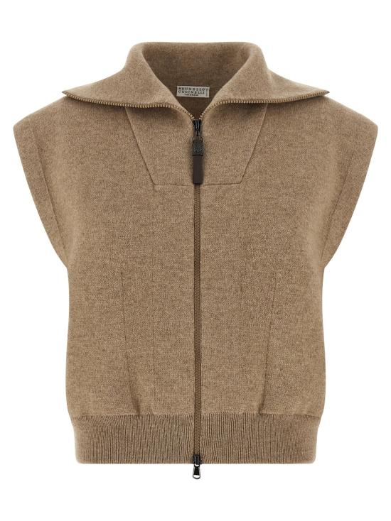  브루넬로 쿠치넬리 베스트 LDM12237846PC077 BEIGE